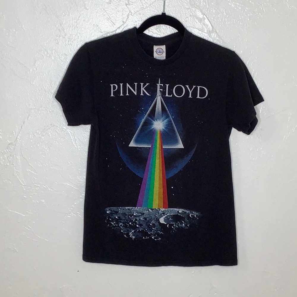 Delta Pink Floyd Dark side of the z moon Large logo SS t shirt size S adult EUC